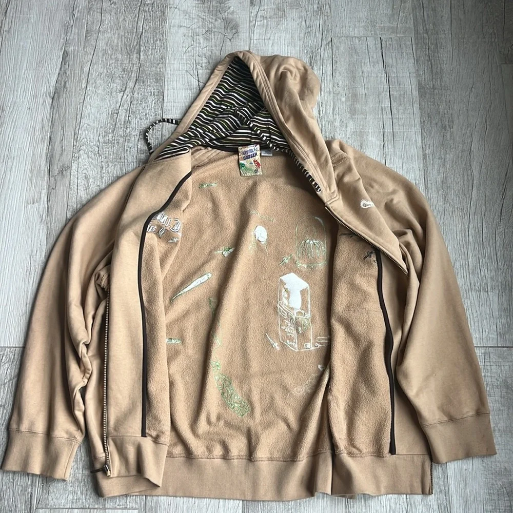 Artful Dodger Graphic ZipUp Hoodie Size 4XL‎ Y2K